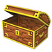 8-Bit Treasure Chest Decoration, 8 x 5.5 Inches