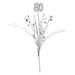 Glittered 80 Star Metallic Spray Decoration