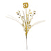 Glittered "50" Metallic Star Spray