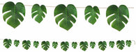 Tropical Palm Leaves Polyester Banner