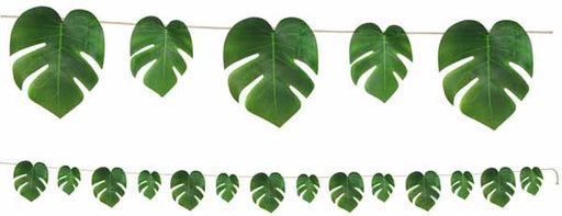 Tropical Palm Leaves Polyester Banner