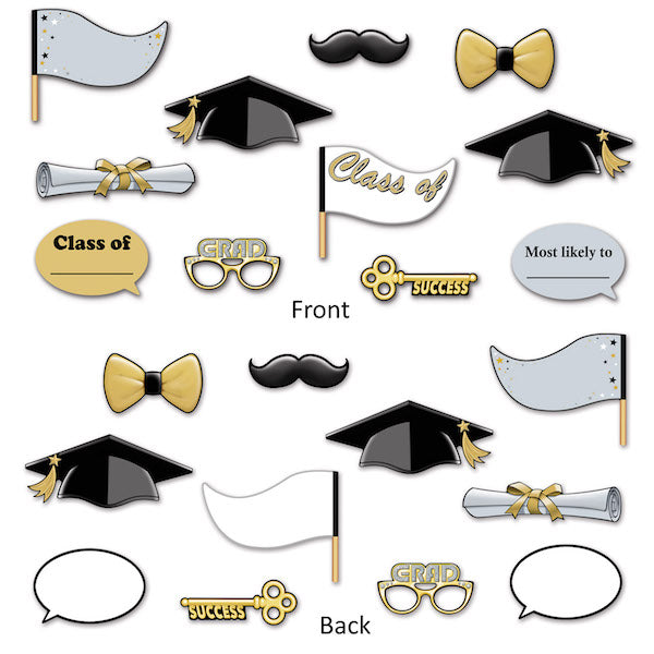 Graduation Photo Fun Signs, 11 Count