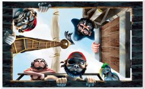 Pirate Insta-View Party Decoration, 38 x 62 Inches
