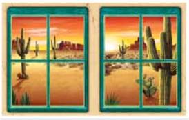Desert InstaView Western Party Decoration, 38 x 62 Inches