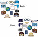 Around the World Two-Sided Party Sign