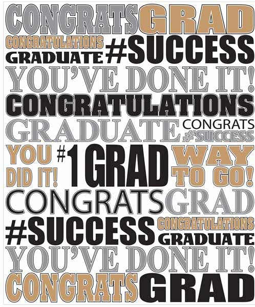 Graduation Mural Wall Decoration