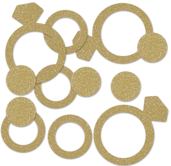 Diamond Ring Deluxe Sparkle Confetti, 0.5 oz