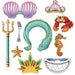 Mermaid Photo Fun Signs, 10-Pack