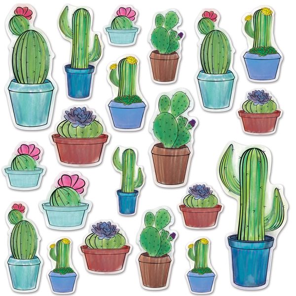 Cactus Cutouts, 20 Count
