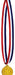 Soccer Medal with Ribbon