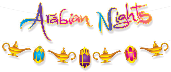Arabian Nights Streamer Set, 1 Set