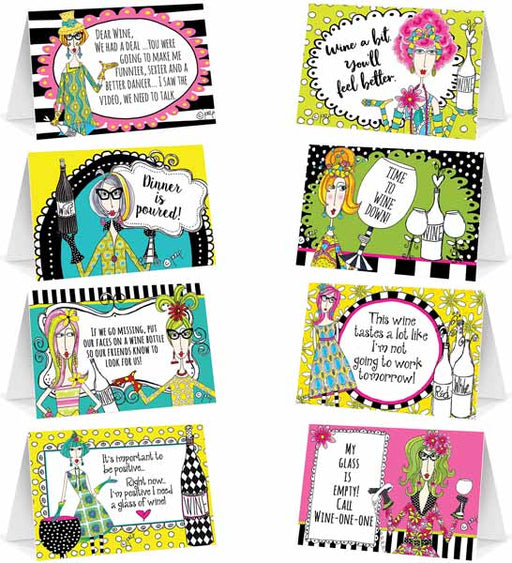 Dolly Mama's Wine Celebration Table Cards