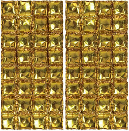 Gold Foil Balloon Backdrop, 2 Pack