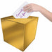 Gold Foil Card Box, 9 x 9 Inches