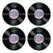 RECORD CUTOUTS 4/PKG