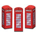 Phone Booth Favor Boxes, 3 Pack
