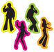 RETRO 70'S SILHOUET 4/PKG 15"&16"