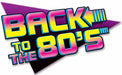 BACK TO THE 80'S SIGN 15 1/2"X24"
