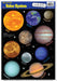 SOLAR SYSTEM PEEL 'N PLACE 12" X 17" SHET