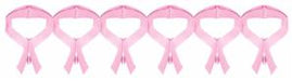 Pink Ribbon Garland, 9 Inches x 12 Feet