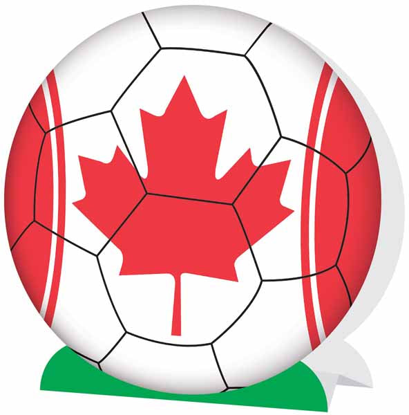 Canada Soccer 3D Centrepiece, 1 Per Pack