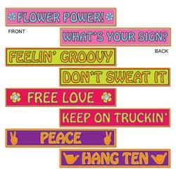 60'S STREET SIGN 4" X 24" 4/PKG
