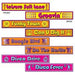 Disco Street Sign Cutouts, 4 Count