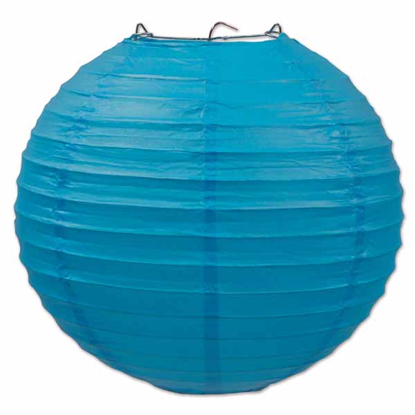 PAPER LANTERNS 9½" " (3/PKG) BLUE