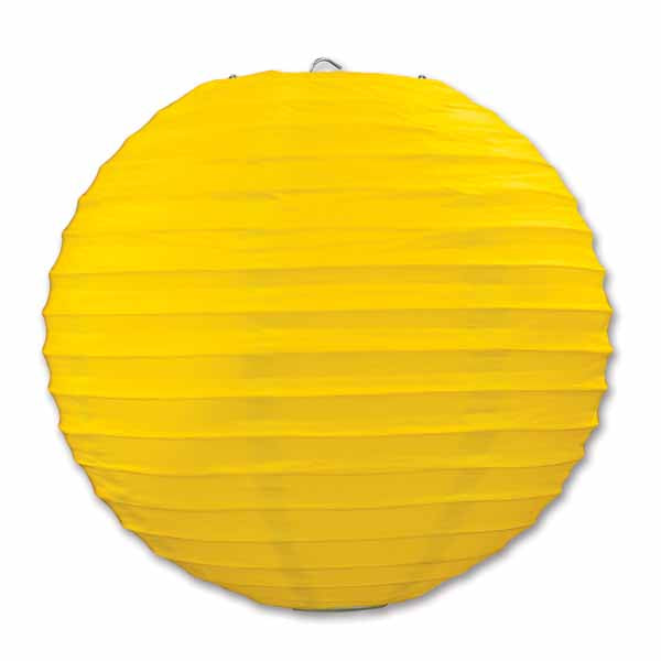 PAPER LANTERNS 9 ½" (3/PKG) YELLOW