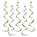 LEOPARD PRINT WHIRLS 5/PK 24"