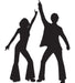 Disco Silhouette Decorations, 2 Pack