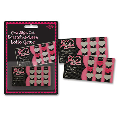 Girls' Night Out Scratch-a-Dare Lotto Game