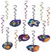 Spaceship Whirls Hanging Decorations, 12 Count