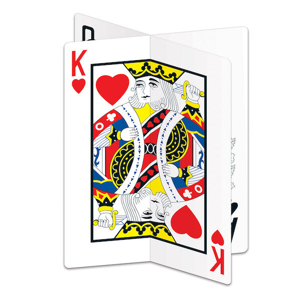 3D Playing Card Centerpiece, 1 Count