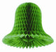 5-Inch Green Westminster Tissue Bells, 4-Pack