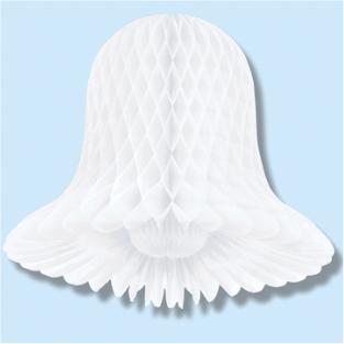 9" WESTMINSTER BELLS WHITE 2/PKG MIN 3