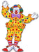 30-Inch Jointed Circus Clown Decoration