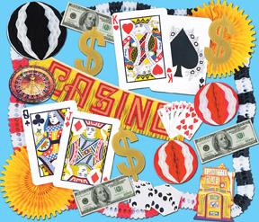 Casino Party Decorating Kit