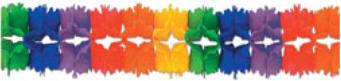 Rainbow Pageant Garland, 14.5 ft