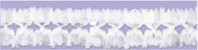 14.5'PAGEANT GARLAND WHITE 1/PKG
