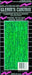 Teal 2-Ply Metallic Curtain, 3 ft x 8 ft