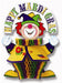 11-Inch Mardi Gras Centerpiece, 1 Count