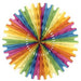 25-Inch Multicolour Tissue Paper Fan Decoration