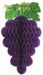 17-Inch Art-Tissue Grape Cluster Decoration