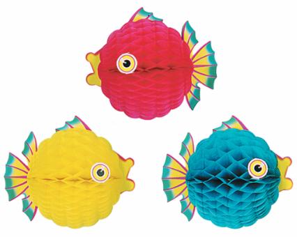 12" TISSUE BUBBLE FISH 1/PKG ASSTD