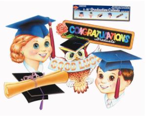 16-Inch Graduation Cutouts