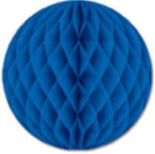 12-Inch Blue Tissue Ball Decoration