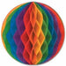 12-Inch Rainbow Tissue Ball Decoration