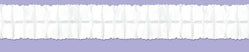 White Tissue Leaf Garland, 12 ft