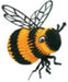 8-Inch Art Tissue Bee Decoration